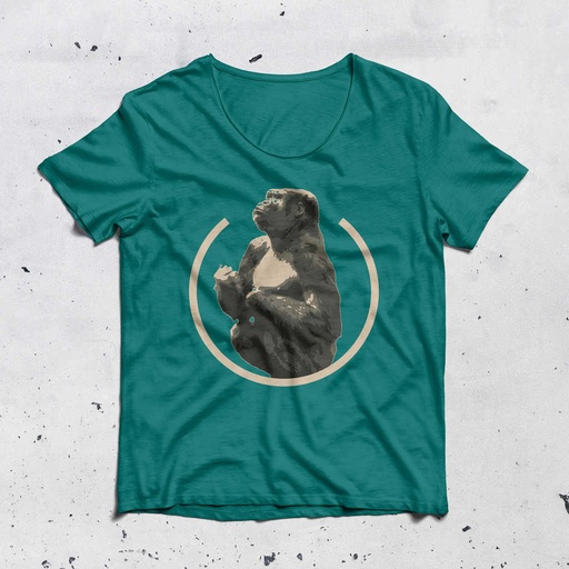 T-shirt Gorilla green